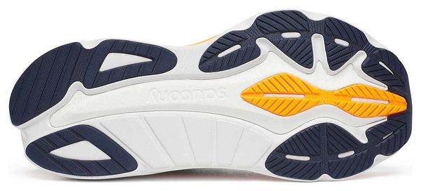 Chaussures Running Saucony Hurricane 24 Bleu/Orange Homme