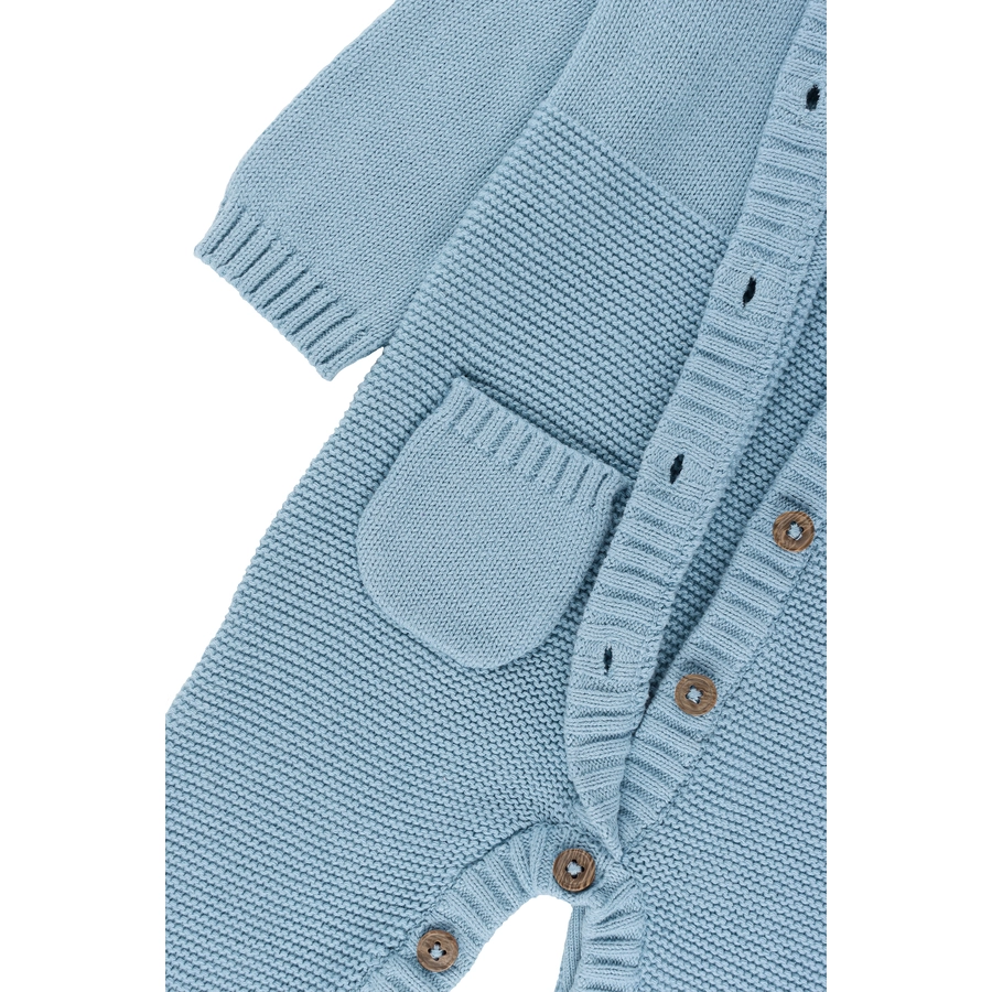 kindsgard Strickoverall strikka Grobstrick blau