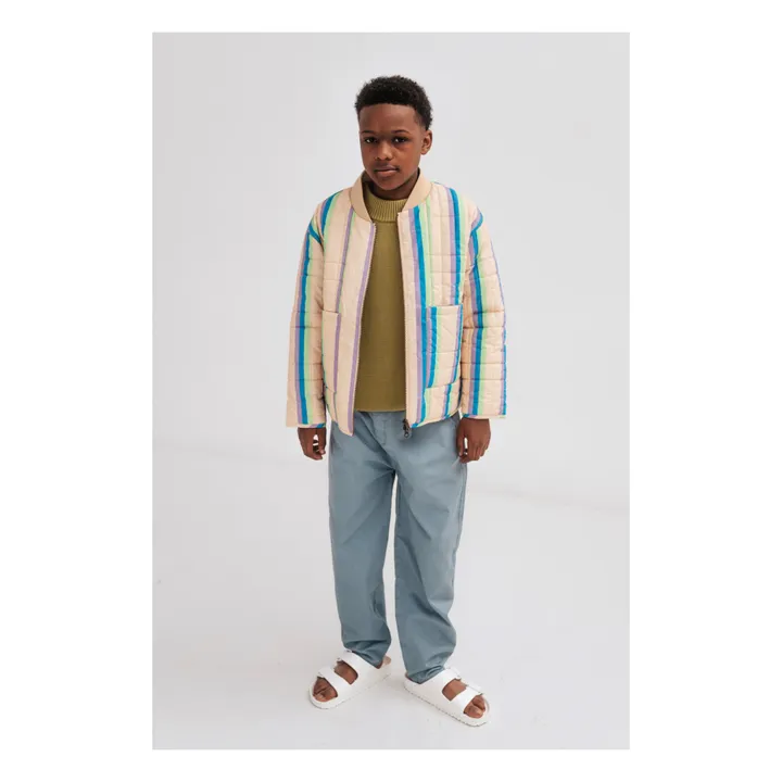 Repose AMS Veste Coton Bio Matelassée | Rose pêche