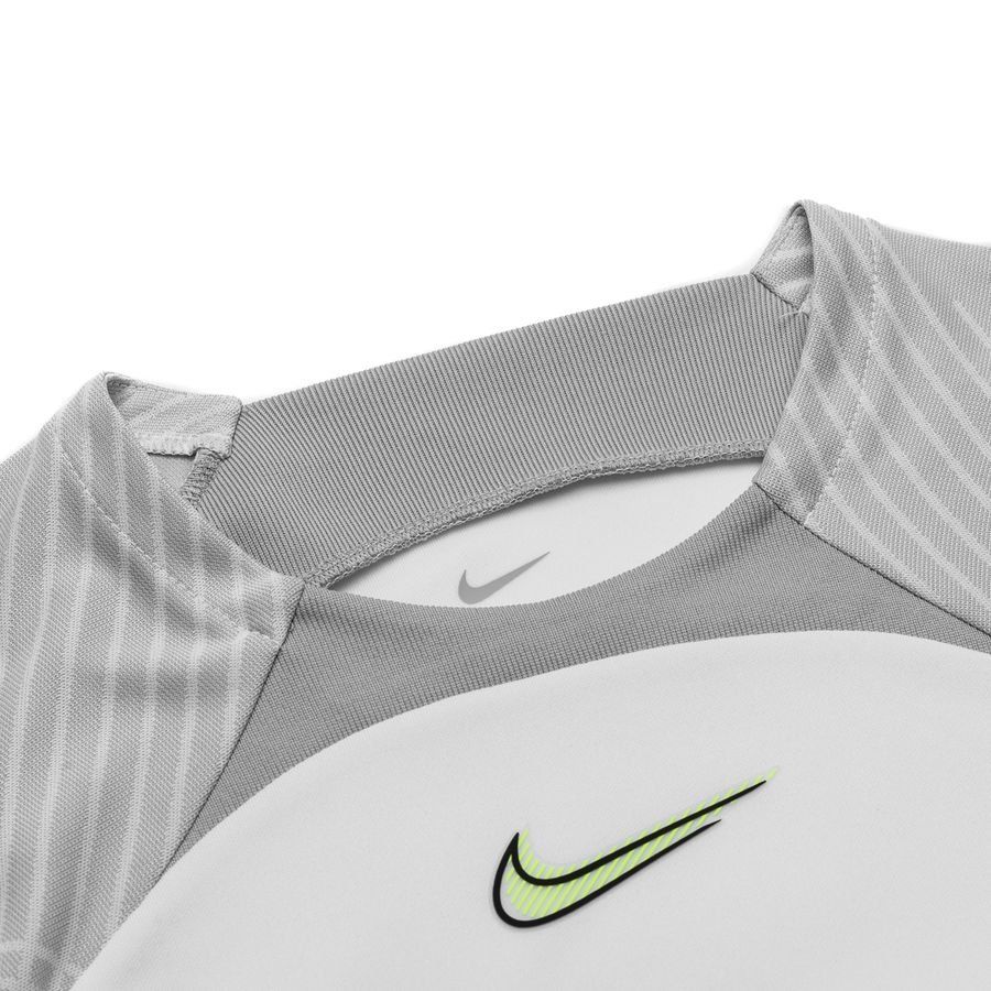 Nike T-shirt d'Entraînement Dri-FIT Strike - Blanc/Gris/Noir Femme