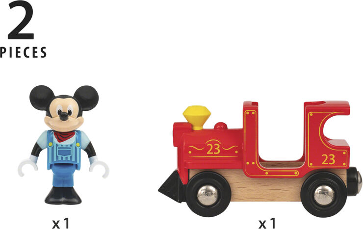 Brio Brio Mickey Mouse og lokomotiv