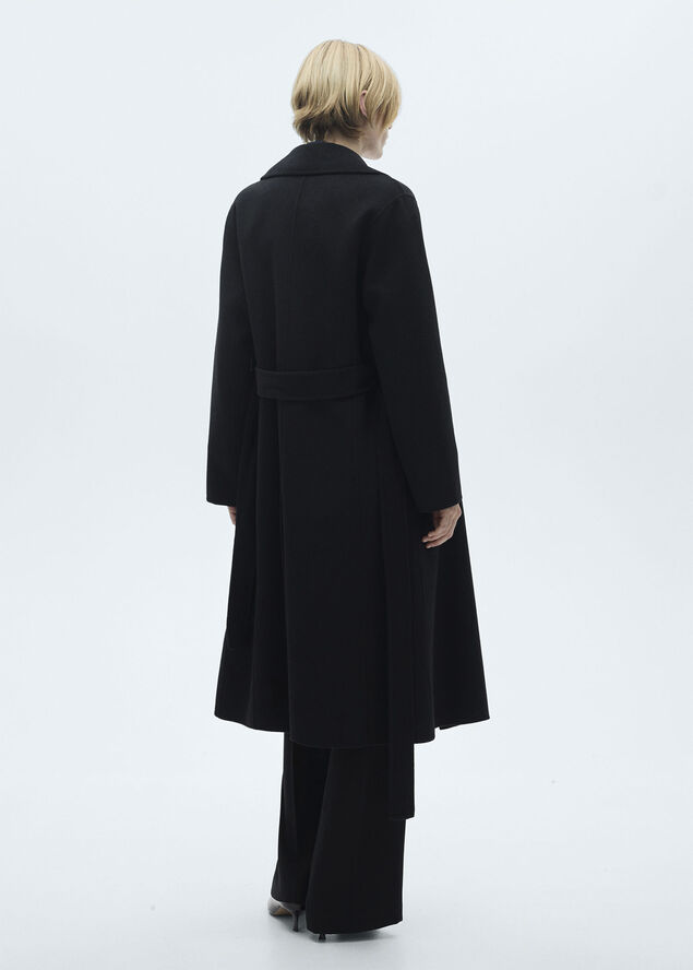 MANGO Belt suit blazer Black