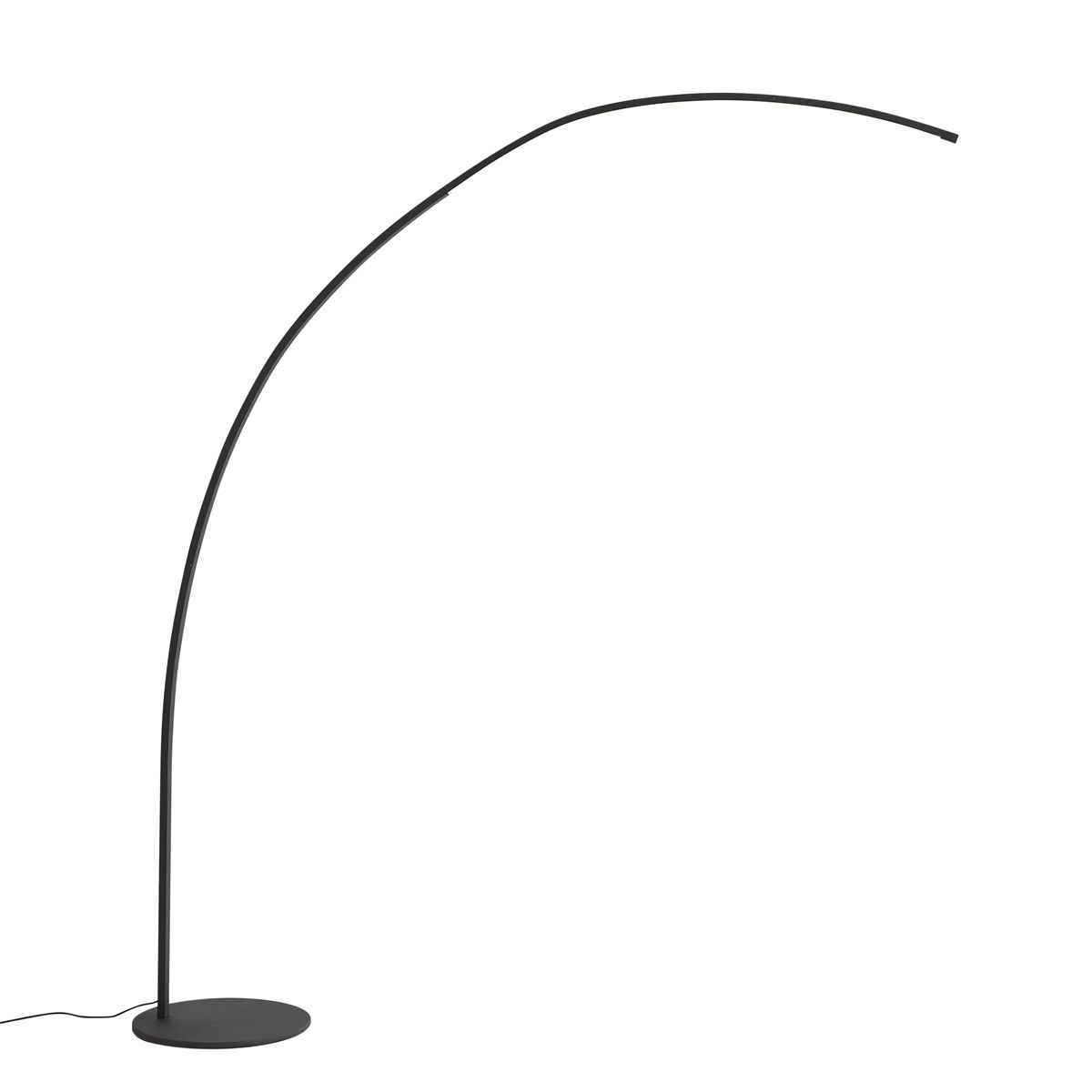 Moderne booglamp zwart incl. LED met touch dimmer - Arlow