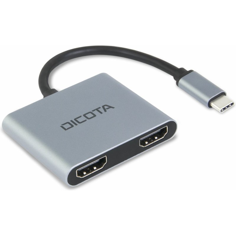 DICOTA D32063 station d'accueil Tablette/Smartphone/ordinateur portable Argent