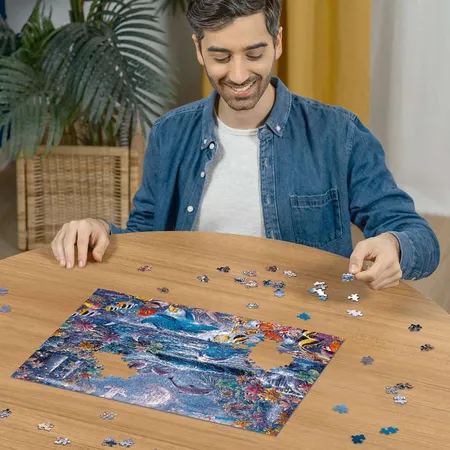 Ravensburger Puzzle - Glow in The Dark: Im Zauber des Mondlichts, 500 Teile