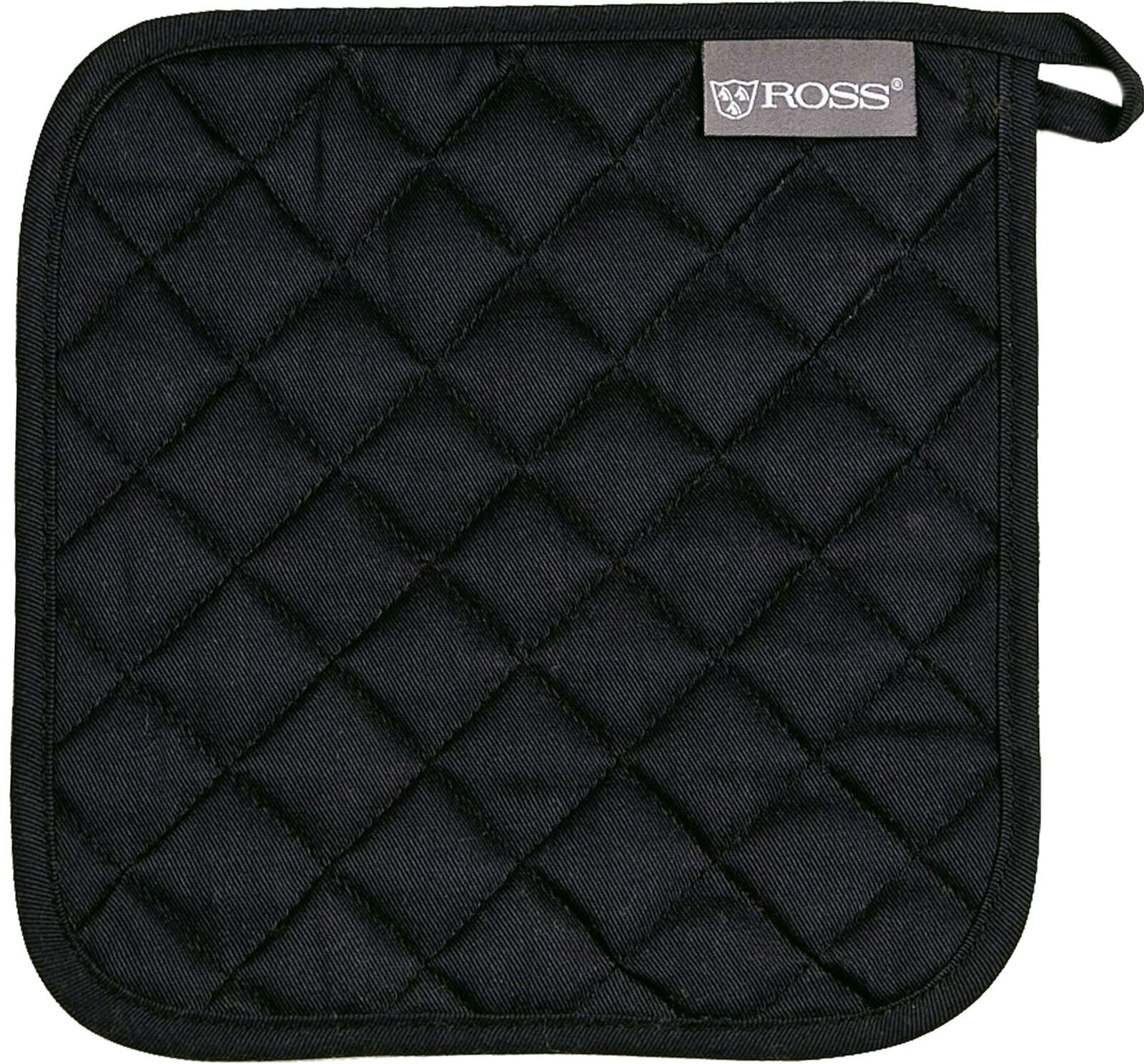 ROSS Topflappen 24 x 24 cm schwarz