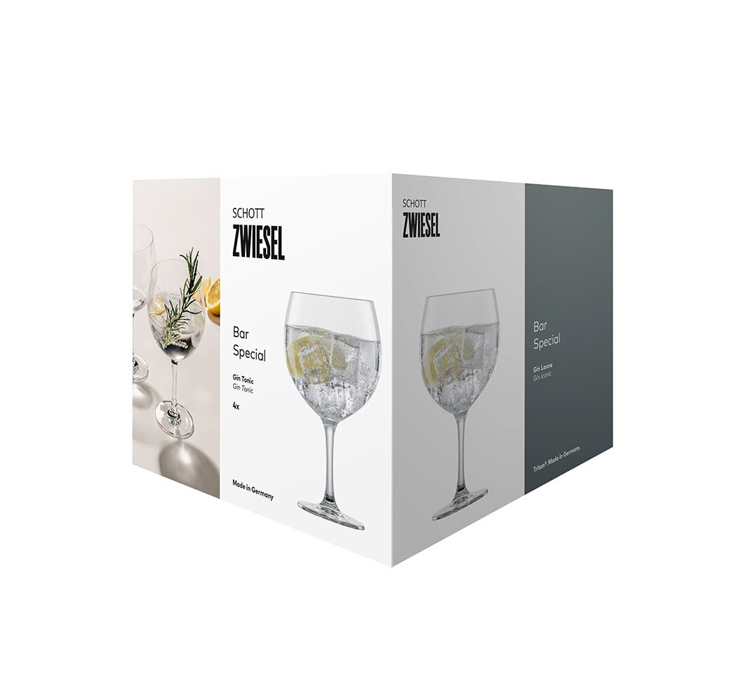 SCHOTT ZWIESEL Gin Tonic Glas BAR SPEZIAL 4er Set - je 710 ml