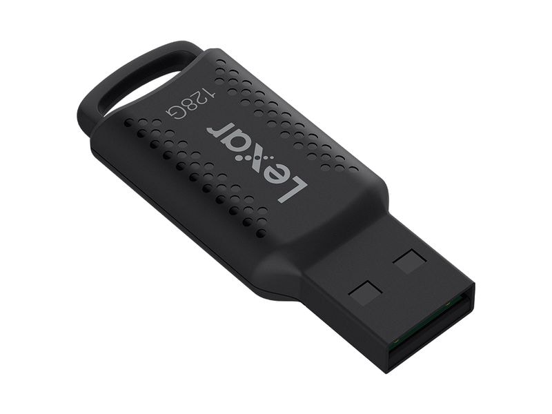Lexar USB-Stick JumpDrive V400 128 GB USB-Stick mit 128 GB Speicherkapazität und 100 MB/s Lesegeschwindigkeit