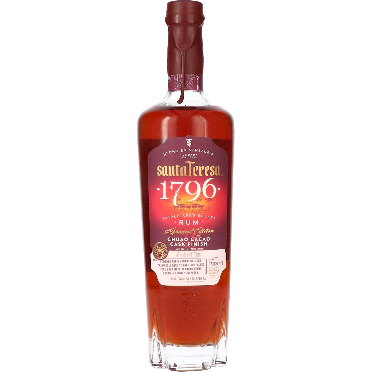 Santa Teresa 1796 Chuao Cacao Cask Finished 70 cl