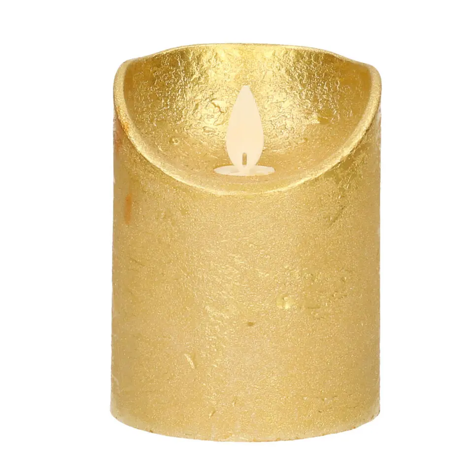 Anna's Collection Stompkaars - LED - goud - H10 cm