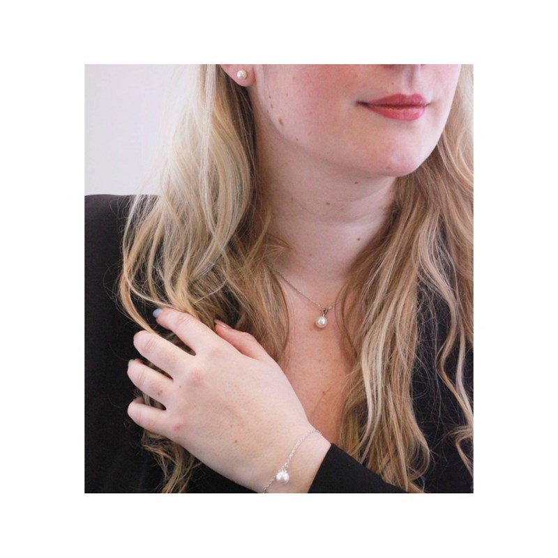 Parures Trio Mother of pearl - Argenté et Cristal