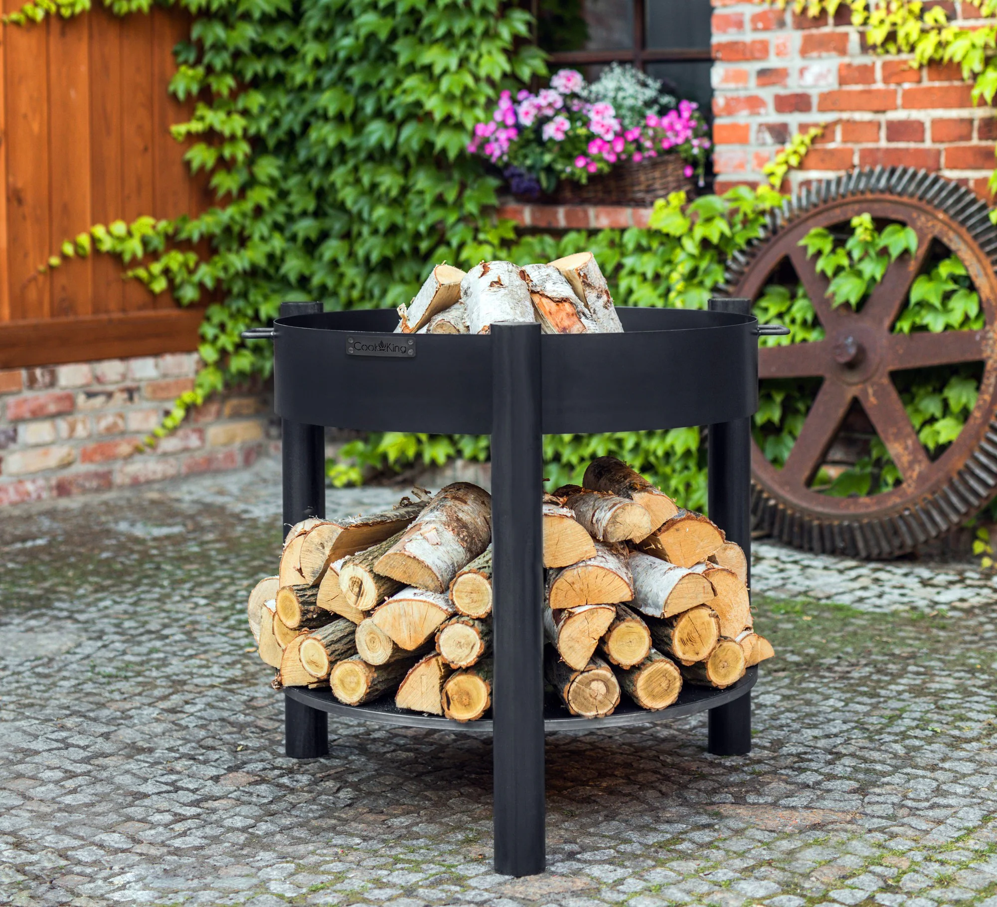 Feuerschale hoch „MONTANA“ 60 cm