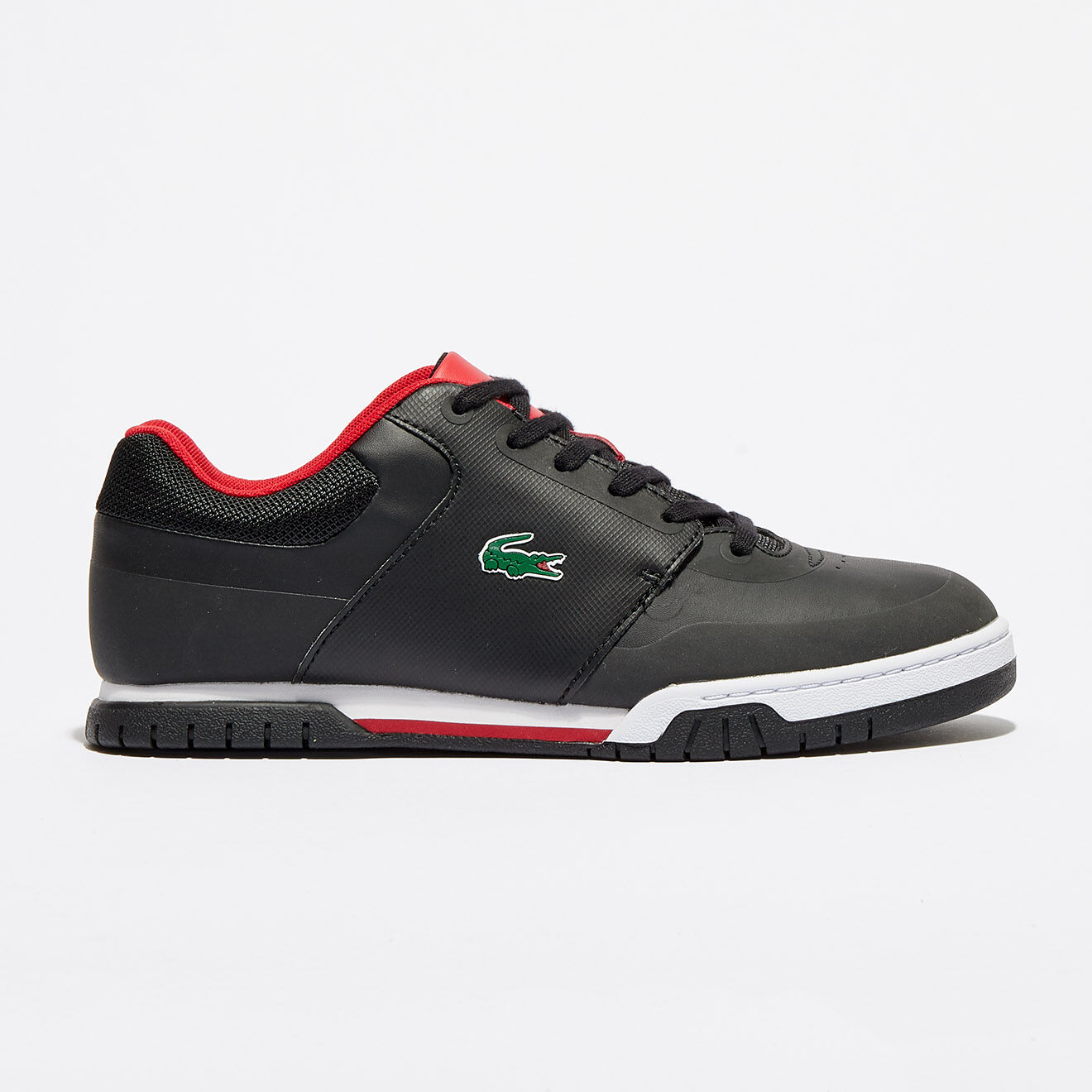 Lacoste Baskets Indiana Evo 317 1 noir/rouge
