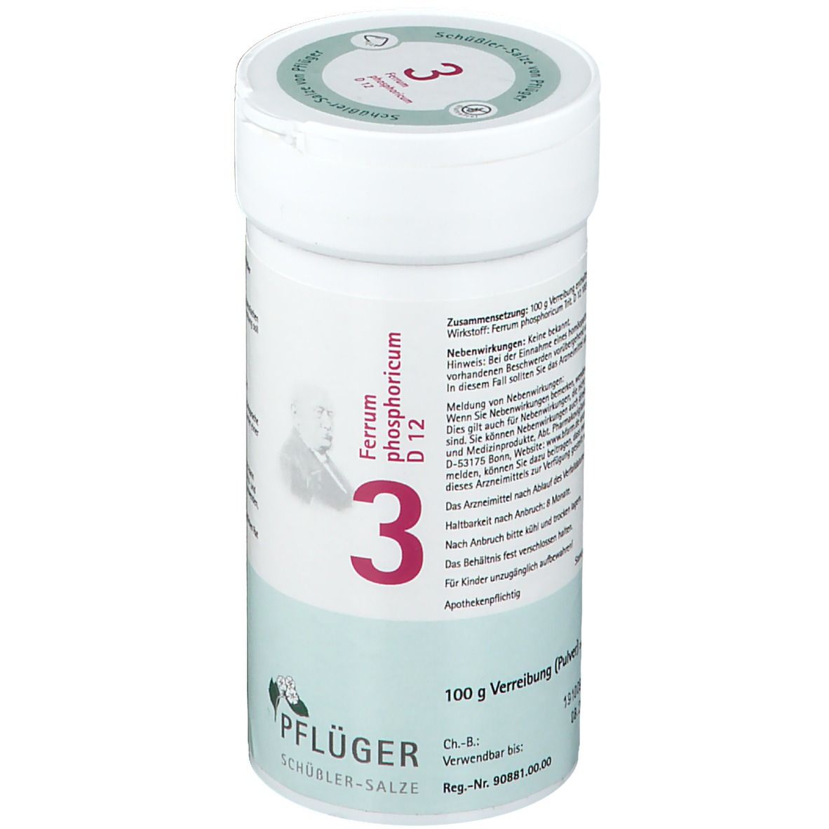 Biochemie Pflüger® Nr. 3 Ferrum phosphoricum D12 Pulver