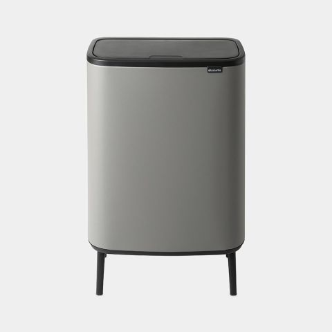 Bo Touch Bin Hi 60 liter - Mineral Concrete Grey