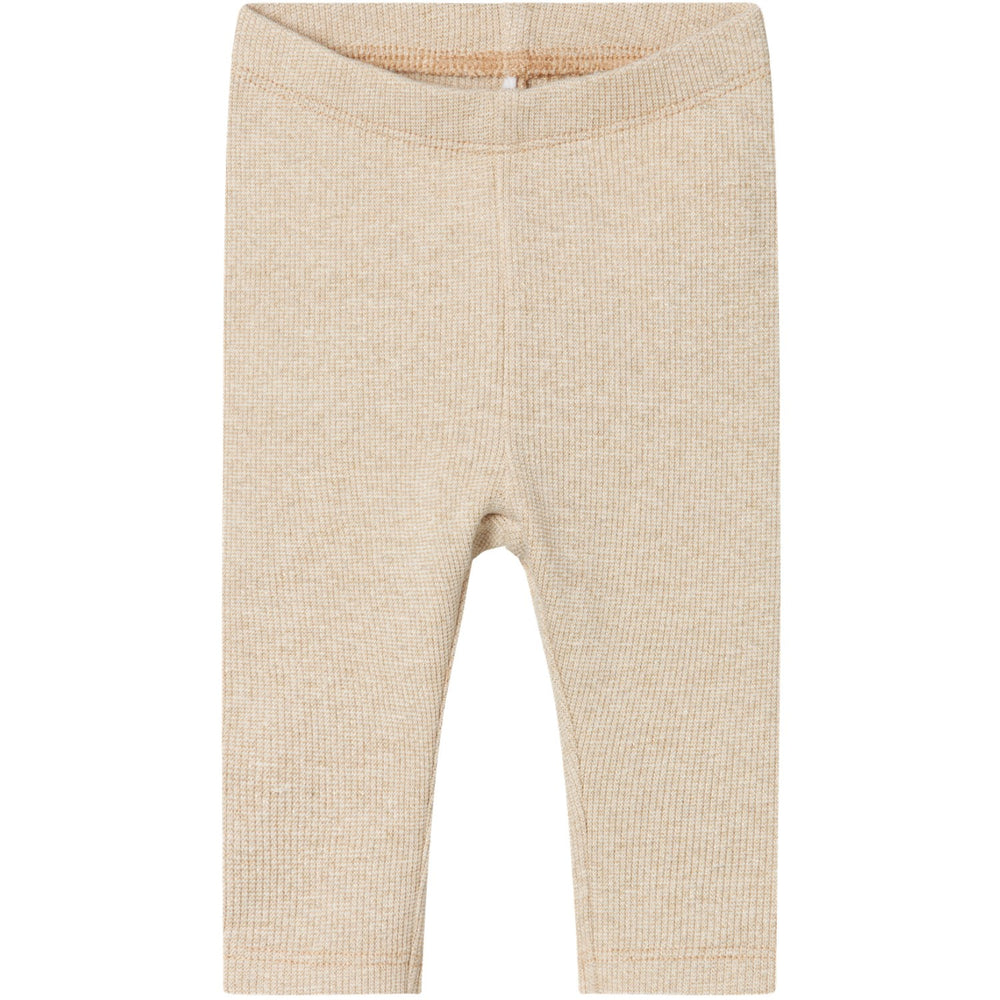 Køb Name It Gilded Beige Siclo Leggings