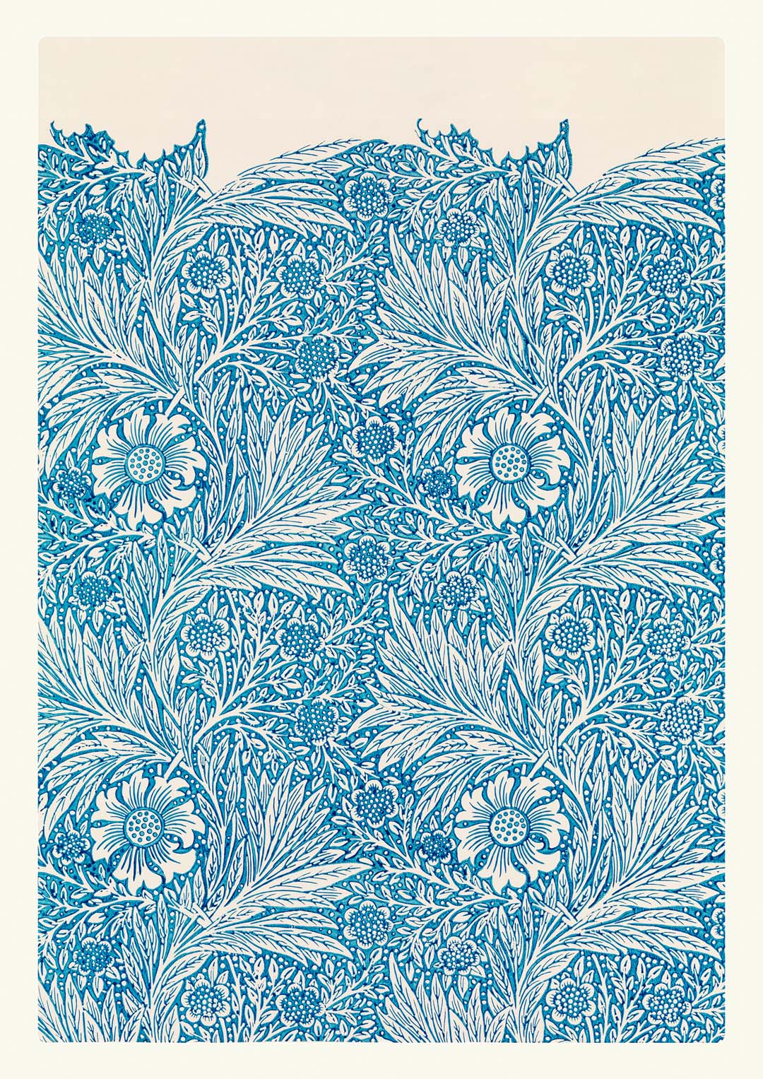 William Morris Blaue Ringelblume