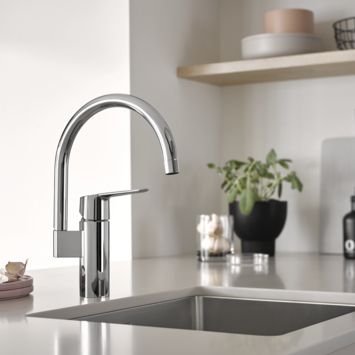 Grohe keukenkraan Start hoge uitloop QuickFix chroom