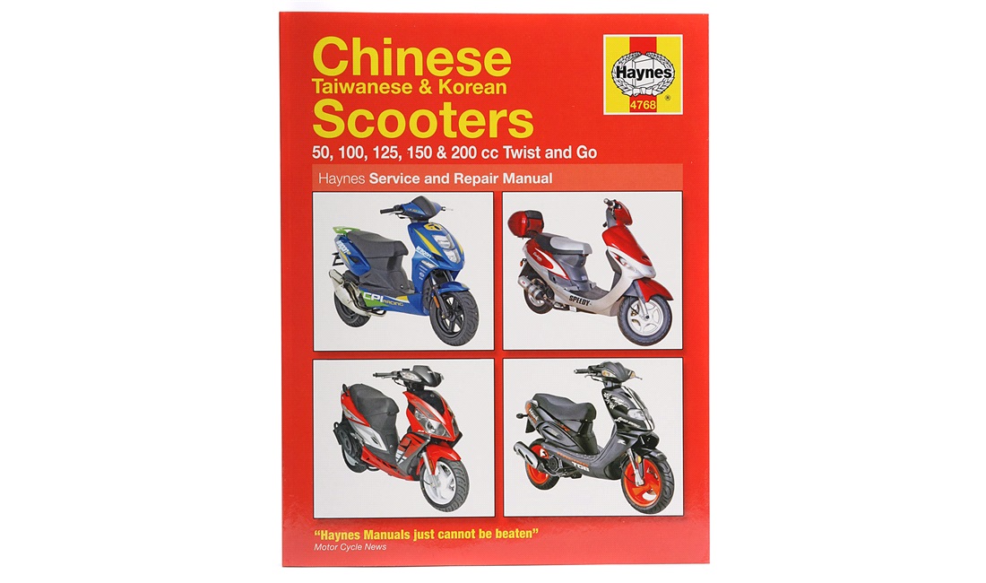 Værkstedshåndbog til Kina scooter 2+4T