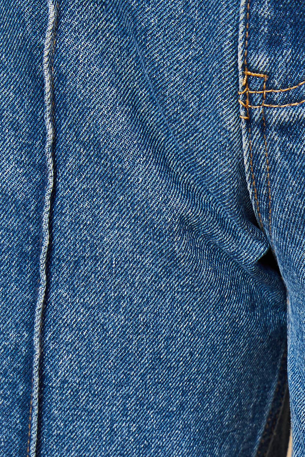 Oasis Jean Droit en Denim avec Détail de Couture Frontale