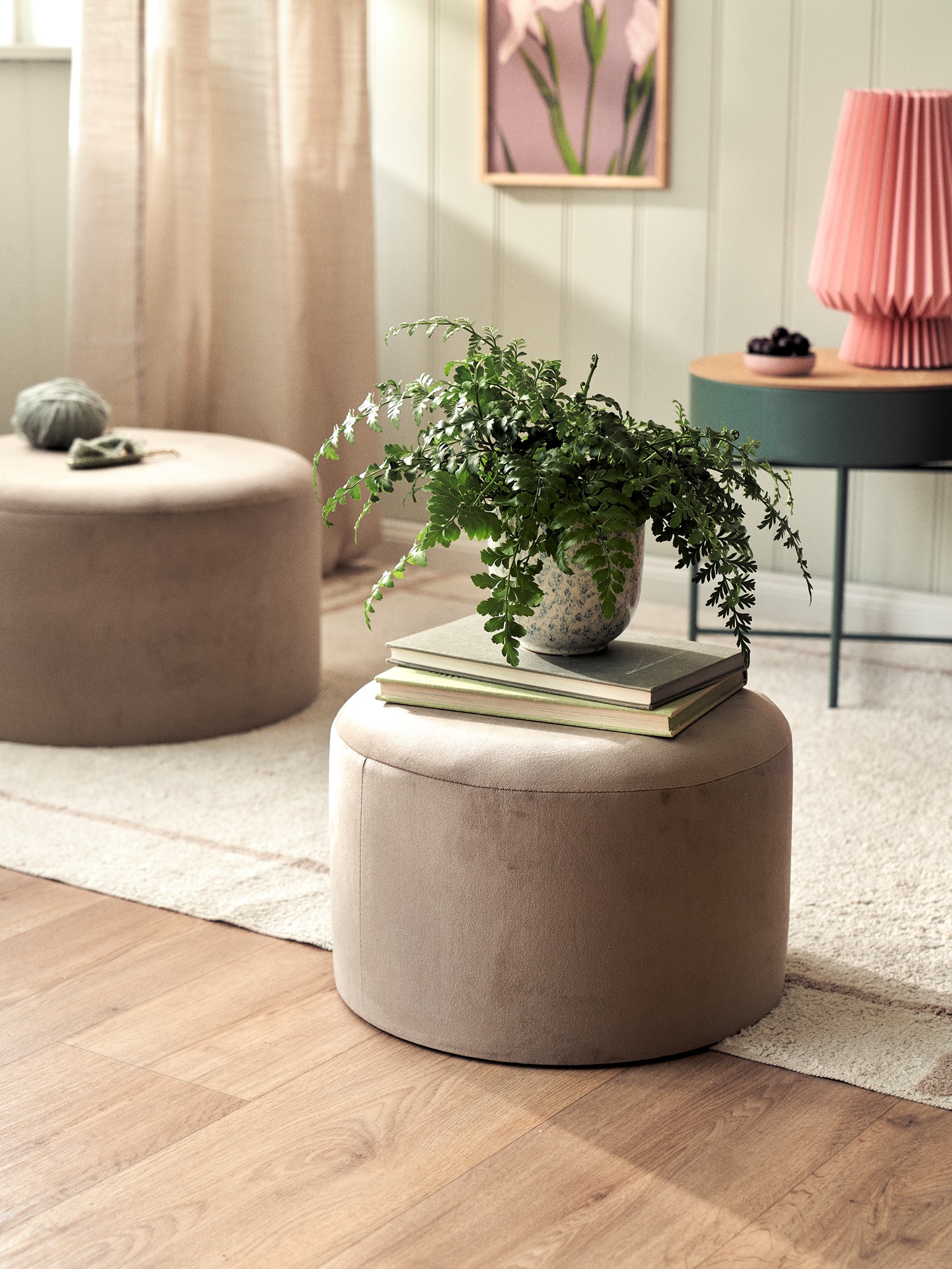 Puf | 39 x 25 cm. | Light Brown