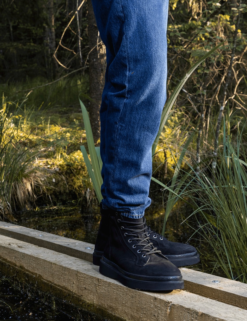 Nubukleder Boot