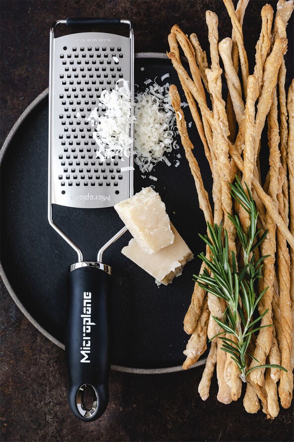 Microplane Gourmet rivejern grov Sølv/sort