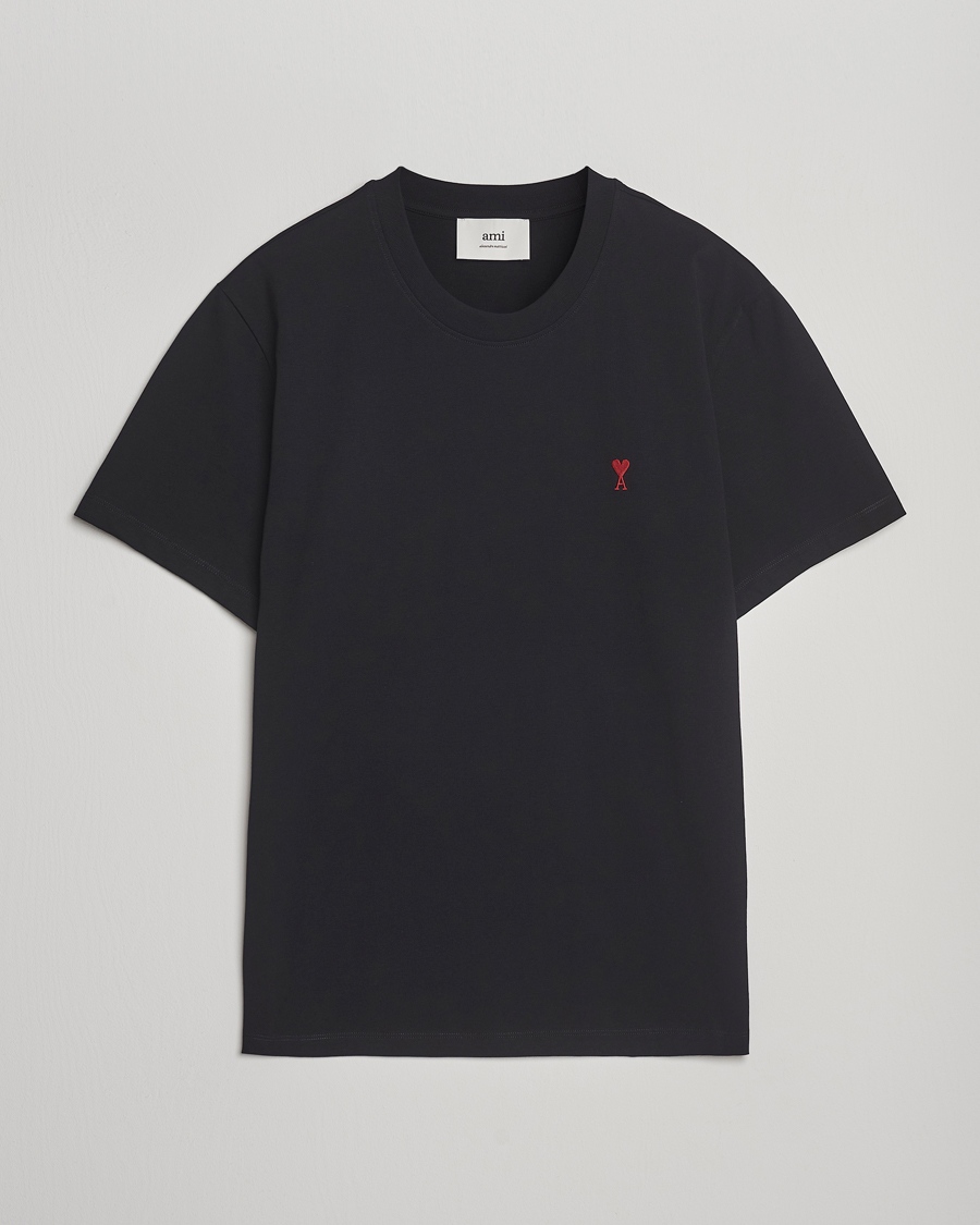 AMI Heart Logo T-Shirt Black