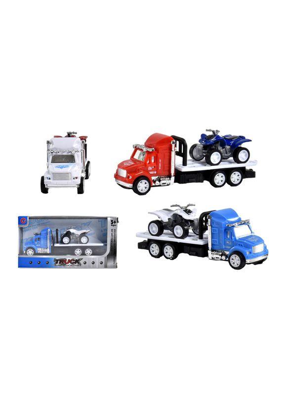 MINI CAMION A PLATEFORME ET QUAD
