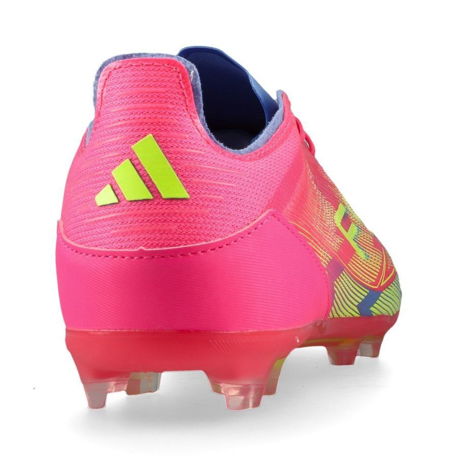 adidas F50 Elite FG Mystic Victory - Lucid Pink/Lucid Lemon/Blue Fusion Enfant