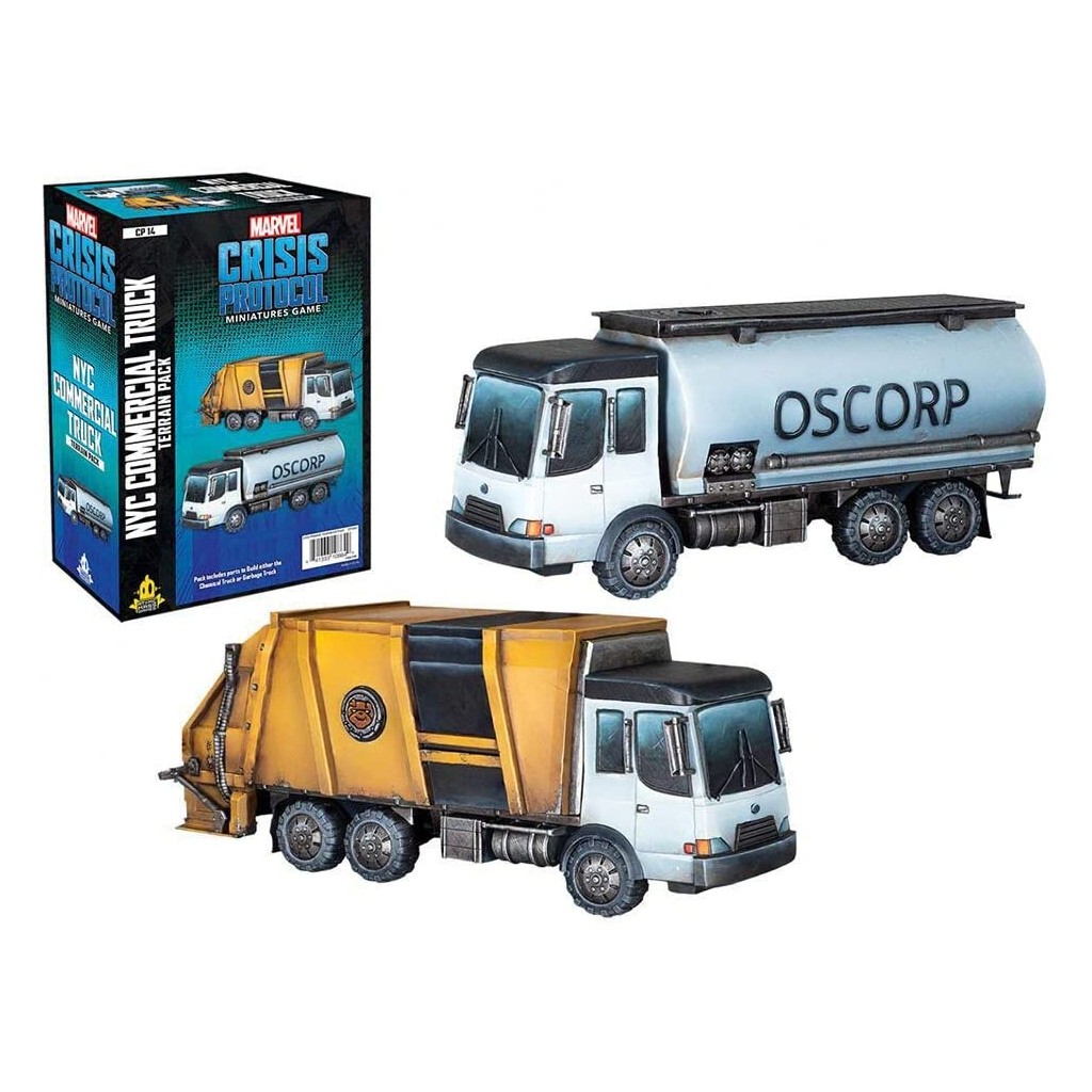 Marvel Crisis Protocol : Garbage Truck / Chem Truck Terrain Expansion