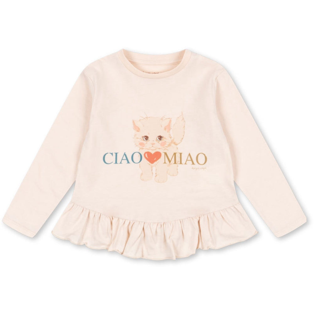 Køb Konges Sløjd Ciao Miao Kitty Flæse Tee GOTS