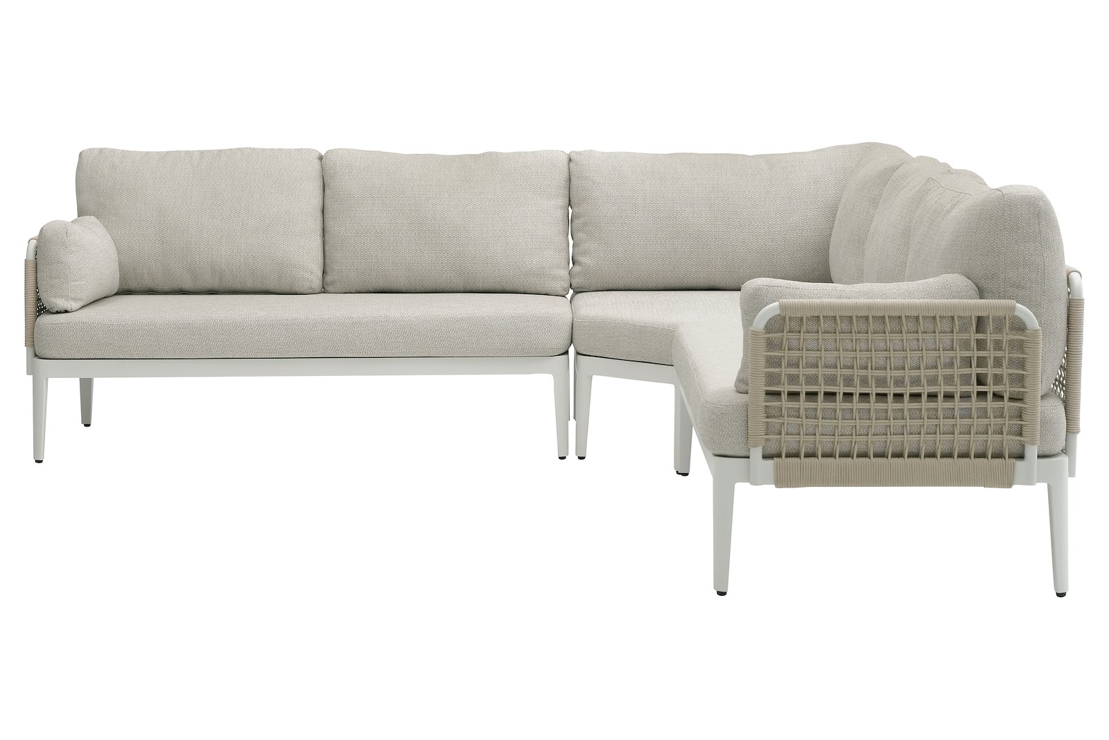 Sailon hjørnesofa hvit