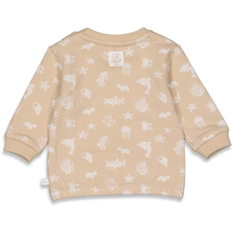 Feetje Sweatshirt Ocean Child Sand Melange