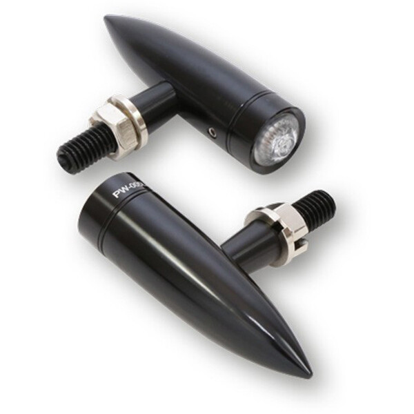 Highsider - Clignotants Mono Bullet Long Noir