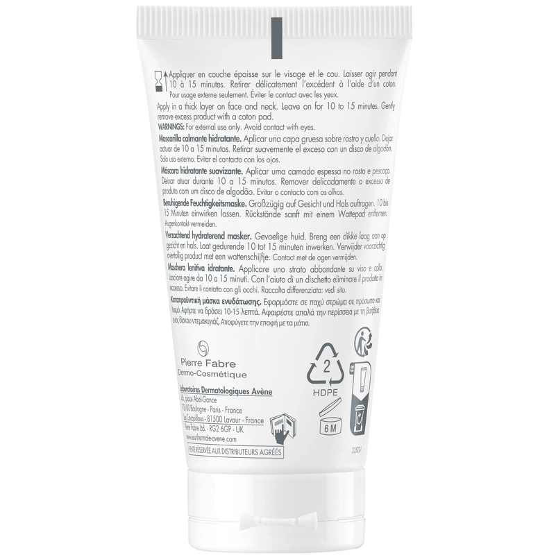Avène Soothing Hydrating Mask 50 ml