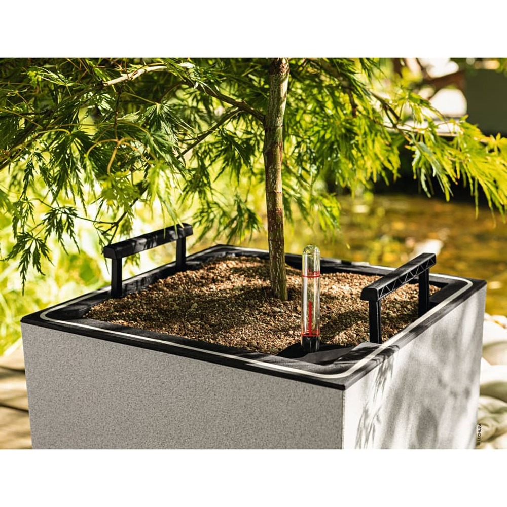 Jardinière canto stone 40 led low all-in-one 40x40 cm