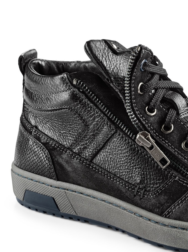 Kalbleder-Schnürer High Top