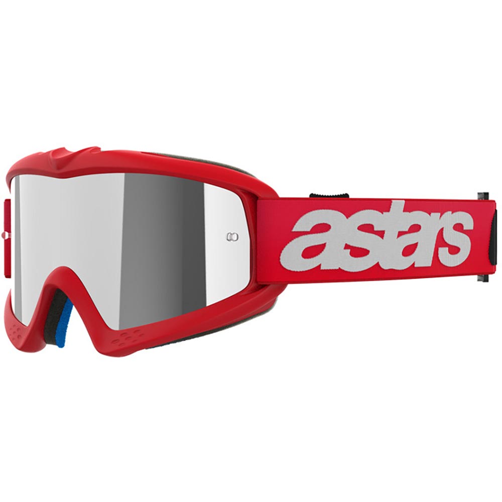 Alpinestars - Masque enfant Vision Youth Blaze Mirror Rouge / Blanc / Noir / Argent