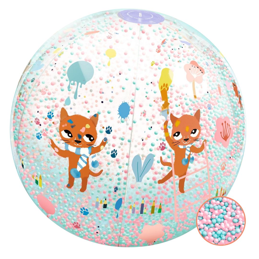 Djeco strandbal bubbels - chamalow