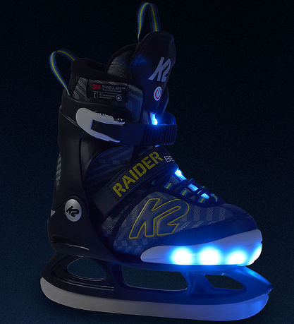 K2 Sk?jter m. Lys - Raider Beam Ice - Gr?/Sort