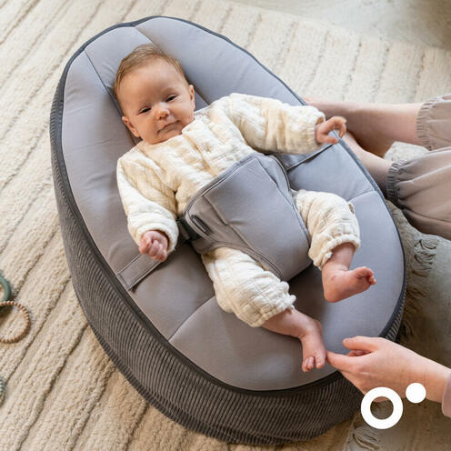 Doomoo transat pouf évolutif Seat'n Grow - Grey - BABYMOOV