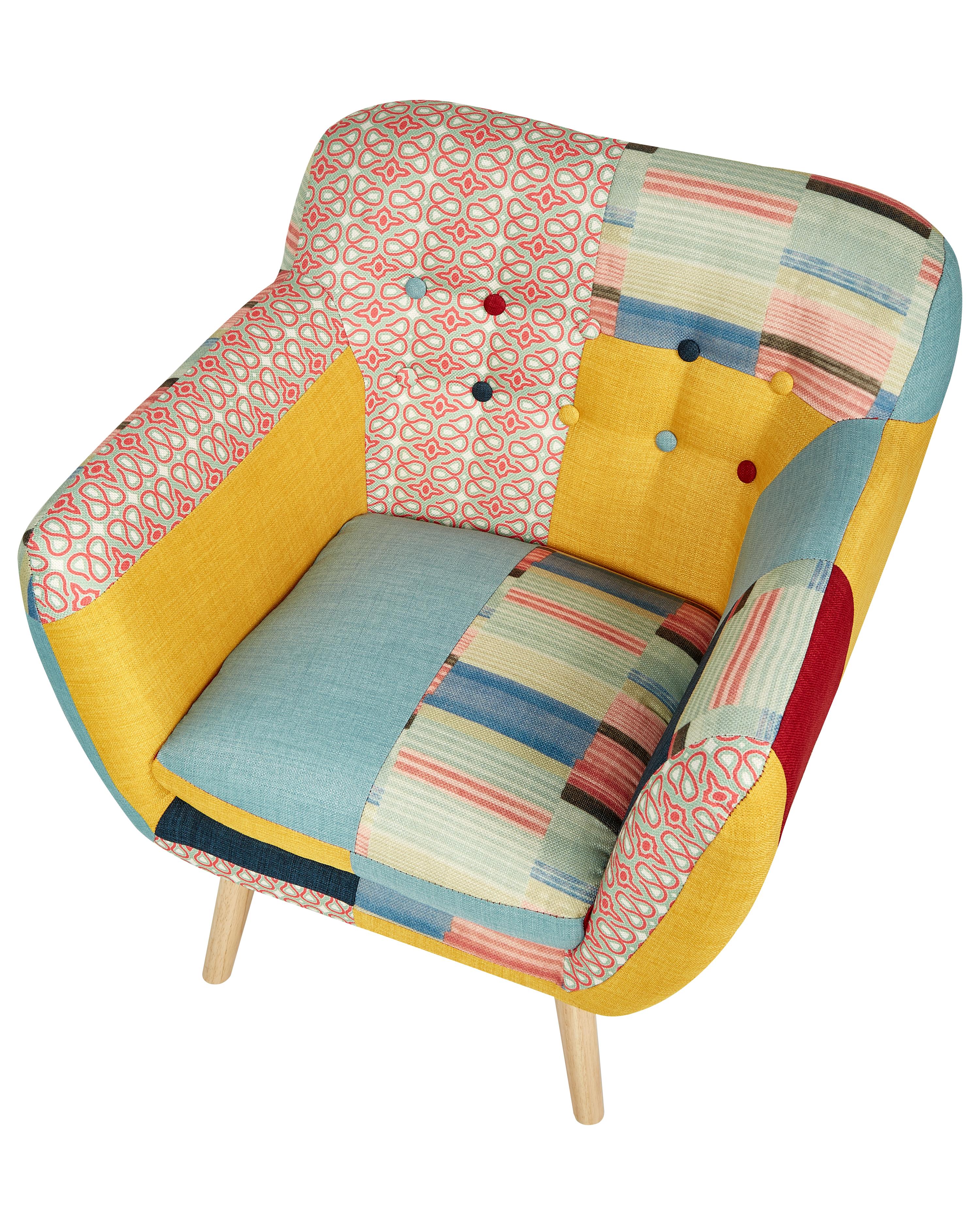 Fauteuil MELBY Stof Meerkleurig