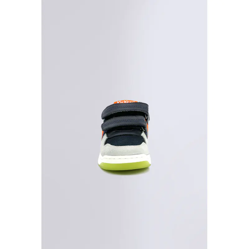 KALIDO MARINE GRIS ORANGE BASKETS BASSES Synthétique Garçon