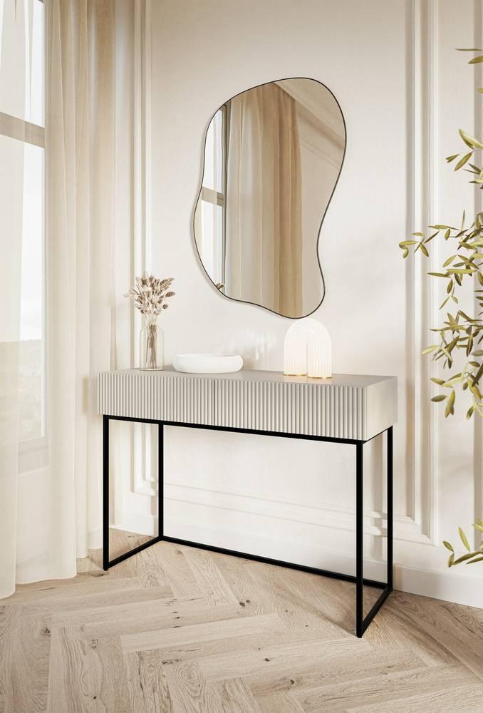 NADUVI Collection Vesper Kaptafel - Greige / Zwart