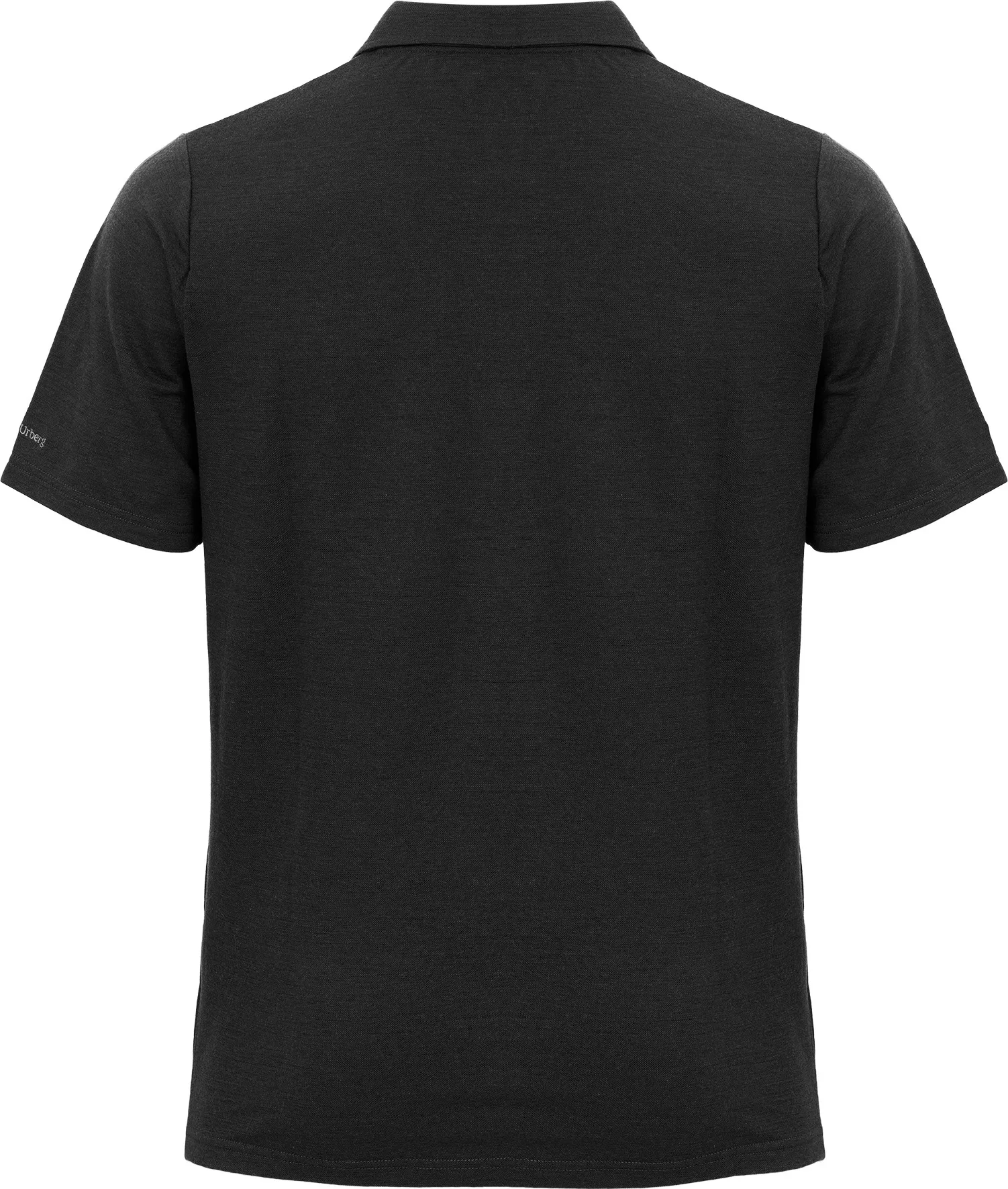 Urberg Merino Wool Polo Tee Men Black Beauty