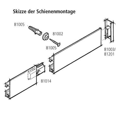 STAS Bilderschienen-Set 