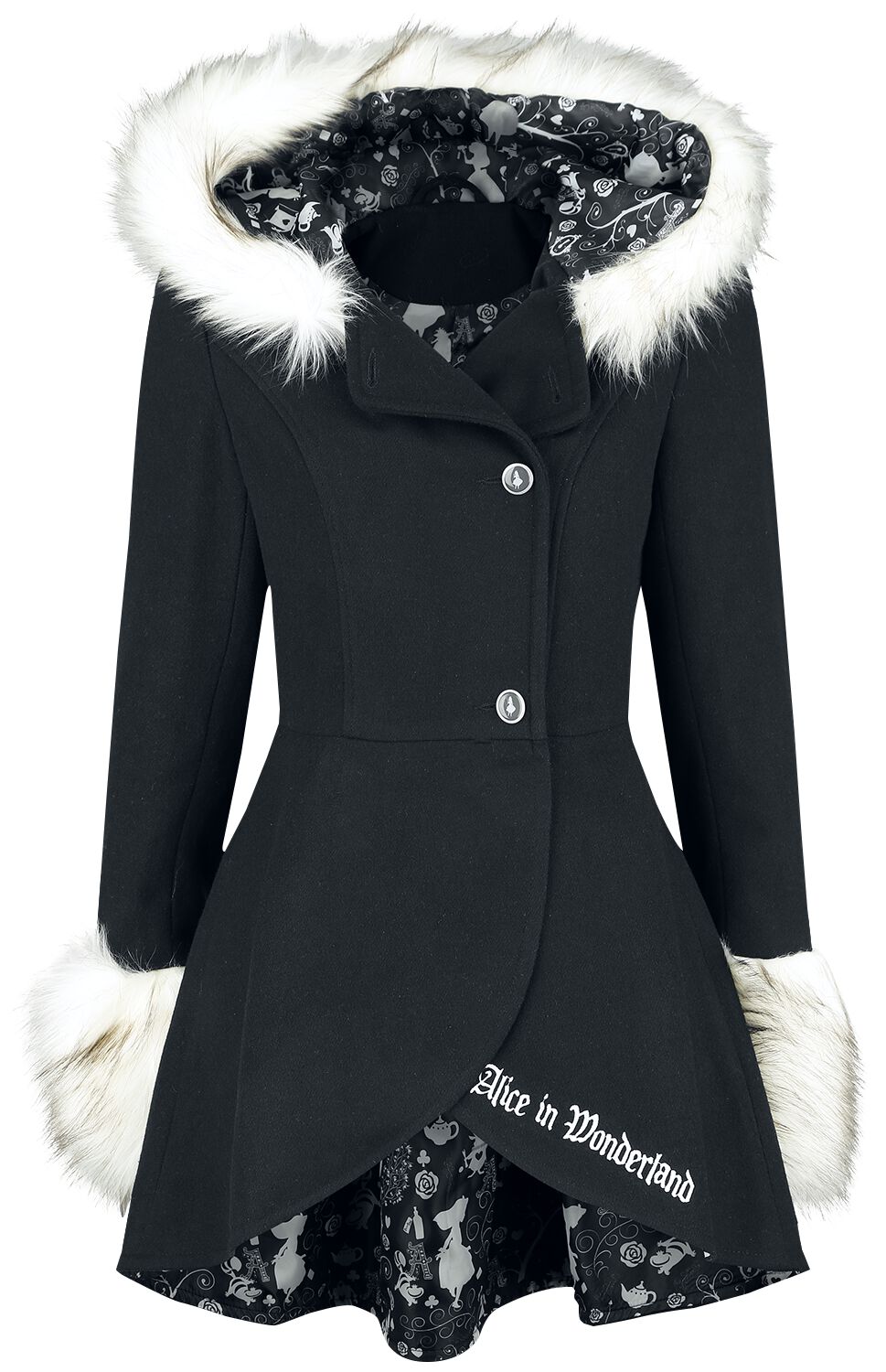 Wonderland | Alice Au Pays Des Merveilles Manteau court