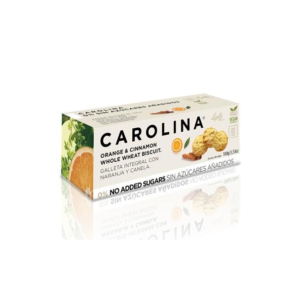 Bolachas Integrais Sem Adição De Açúcares Laranja E Canela