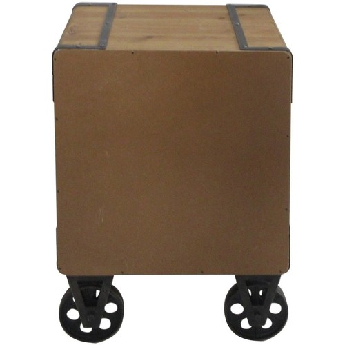 Signes Grimalt - Mueble Mesita con Ruedas Marrón